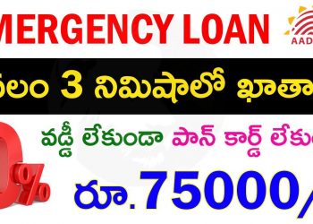 Lockdown Emergency Loan: Instant Personal Loan | Loan Apply Online India | Aadha Card Loan #telugu