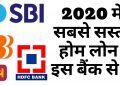SBI Home Loan Interest Rate 2020