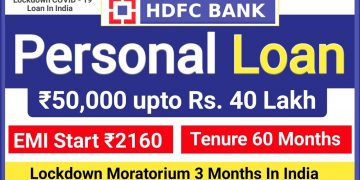 HDFC Personal loan upto 40 lakh | Tenure 5 year | Without document | Step by step prosses | India