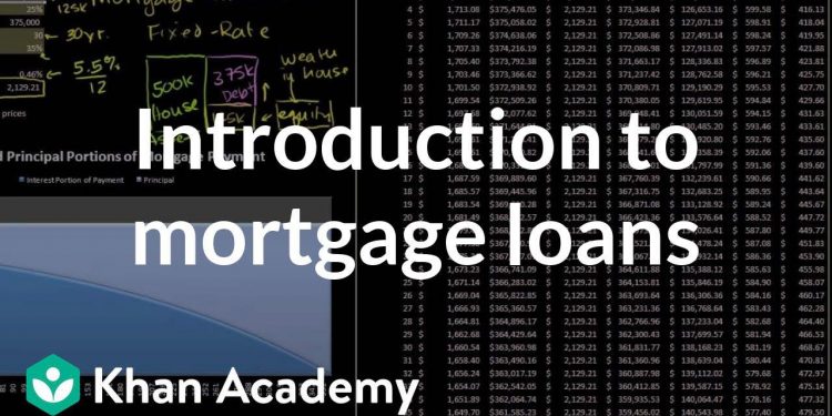 Introduction to Mortgage Loans | Housing | Finance & Capital Markets | Khan Academy