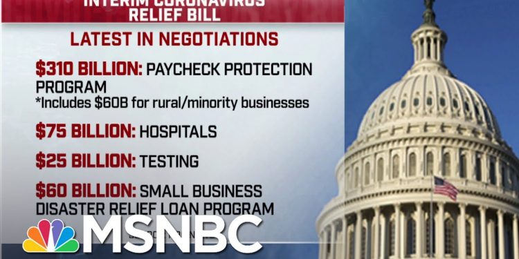 Congress To Announce Deal On Latest COVID-19 Relief, Small Business Loan | Andrea Mitchell | MSNBC
