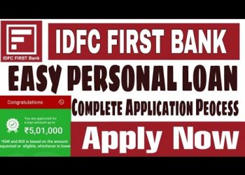 IDFC Bank Personal Loan | Complete Application Process | Minimum Documents Minimum Cibil | Apply Now