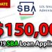 UPDATE: Apply for $150,000 SBA Loan & $10,000 EIDL Advance