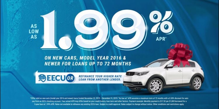 New Auto Loans as low as 1.99% APR