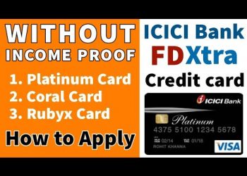 ICICI FD Xtra Credit Card | Without Income Proof | How to Apply