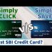 SBI Simply Save v/s SBI Simply click credit card | Best SBI Credit Card