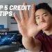 MY TOP 5 CREDIT CARD TIPS YOU NEED TO KNOW
