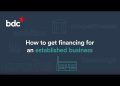 How to get financing for an established business