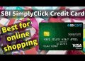 SBI SimplyClick Credit Card | Best SBI credit card for online Shopping