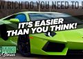 How rich should you be to buy an exotic car?