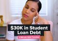 How to pay off student loans fast like a car loan | Overwhelmed with $30k in Student Loans