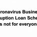 Coronavirus Business Interruption Loan Scheme