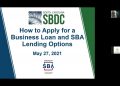 SC SBDC – How to apply for a business loan