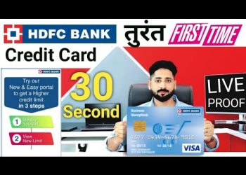 hdfc bank credit card apply online | 30 second credit card | Full Process 2021