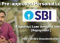 SBI Pre-approved Personal Loan Details | 2022 |Malayalam |