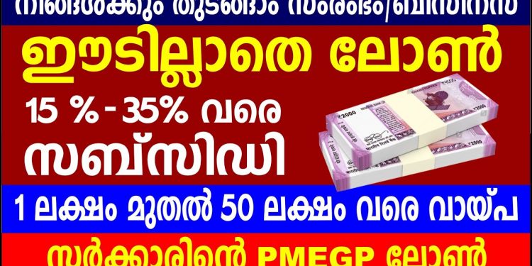 PMEGP Loan full details in Malayalam|PMEGP loan 2022 new updates | Business loans