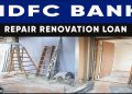 hdfc bank home improvement loan | renovation home loan
