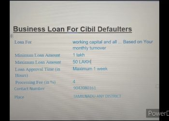 Business Loan For Cibil Defaulters#asmr #loan #jobs #9042080161
