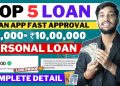 Best 5 Loan App | Loan App Fast Approval | Instant Loan App | Personal Loan App | Loan App