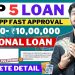 Best 5 Loan App | Loan App Fast Approval | Instant Loan App | Personal Loan App | Loan App