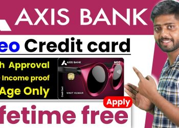 Axis bank neo credit card || axis bank neo credit card apply || Lifetime free instant Approval
