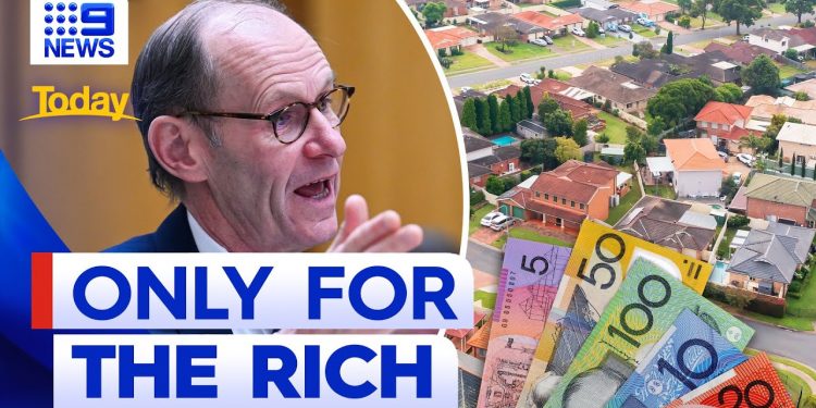 Home loans are for the rich only, ANZ chief claims | 9 News Australia
