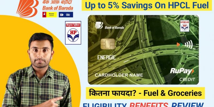 Bank Of Baroda HPCL ENERGIE Credit Card Review | BoB HPCL ENERGIE Card | Best Fuel Credit Card