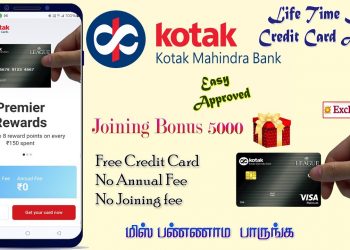Kotak Bank Life time free league Credit Card Apply  full process details in Tamil @Tech and Technics