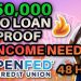 $150,000 auto loan from Penfed no proof of income needed