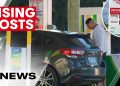 The rising cost of petrol, tolls and car loans | 7NEWS