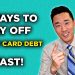 How to Pay Off Credit Card Debt Fast: Top 5 Solutions