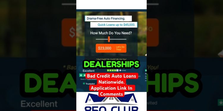 EASY Bad Credit Auto Loans #badcreditautoloan #850club