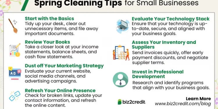 Spring Cleaning for Small Businesses: Tips to freshen your finances, strategy and more