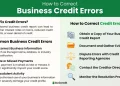 Fixing Business Credit Errors — How to Correct Mistakes