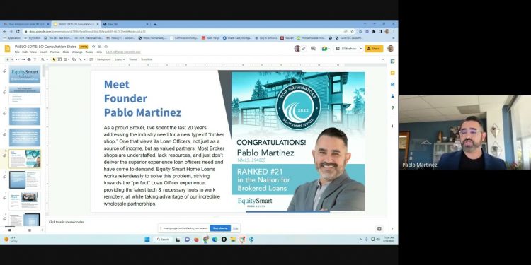 Live Info Session with Pablo Martinez, CEO of Equity Smart Home Loans