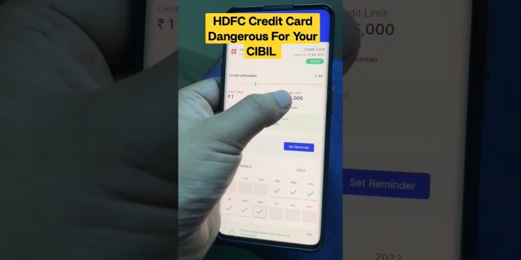 HDFC CREDIT CARD VERY BAD FOR YOUR CIBIL SCORE