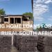 Building Home Loans for people living in Rural Areas on Tribal land in South Africa