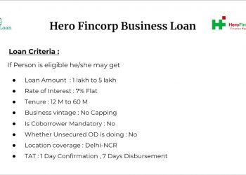 Hero fincorp Business loan Policy in Hindi