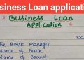 Business Loan Application/Write a letter to bank manager for Business loan/ Loan application english