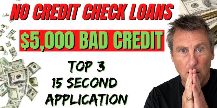 3 BANKS NO CREDIT CHECK Personal Loans Bad Credit LOANS TOP 3 Lenders 15 Second APPLICATION