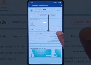 bajaj finsev mein apna loan details, Insurance details, Bank details and fees & charges kaise dekhe