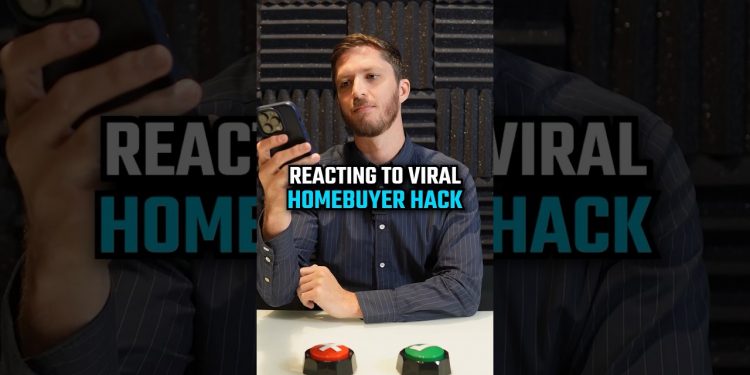 Reacting to Viral Homebuyer Hack #mortgagetips #homeloan #realestatetips