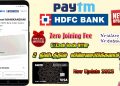paytm credit card apply free | Paytm HDFC Bank Credit card Apply in Tamil @Tech and Technics