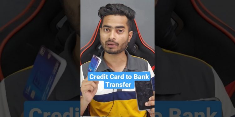 credit card to bank account money transfer zero charges