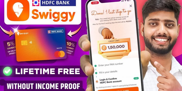 Hdfc swiggy credit card Approved without income proof | swiggy hdfc credit card | Hdfc swiggy apply