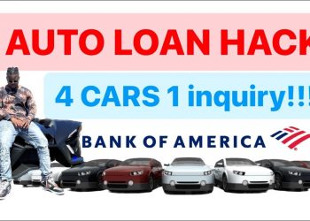 BANK OF AMERICA BUSINESS AUTO LOAN HACK! (4 cars 1 inquiry) How I got it!!