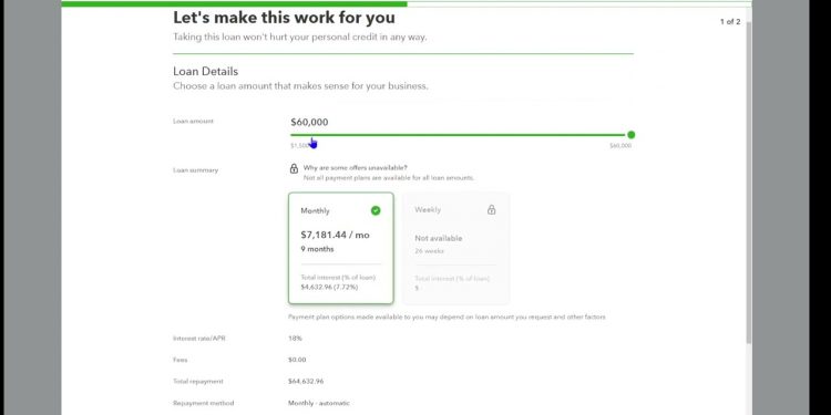 My Personal Offer From Quickbooks Capital Business Loans