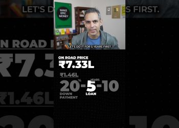 Car loan – 5 years vs 4 years! | Ankur Warikoo #shorts