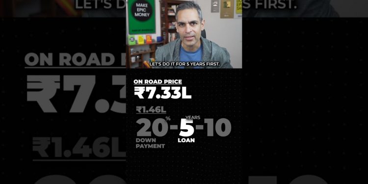 Car loan – 5 years vs 4 years! | Ankur Warikoo #shorts