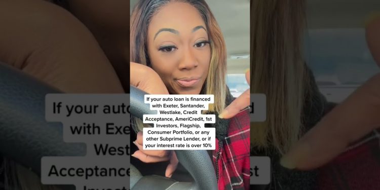 If your auto loan is financed with Exeter, Santander, Westlake, Credit Acceptance, AmeriCredit, Etc